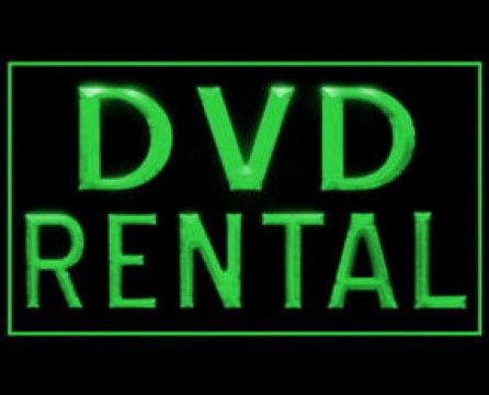 DVD Rental LED Neon Sign